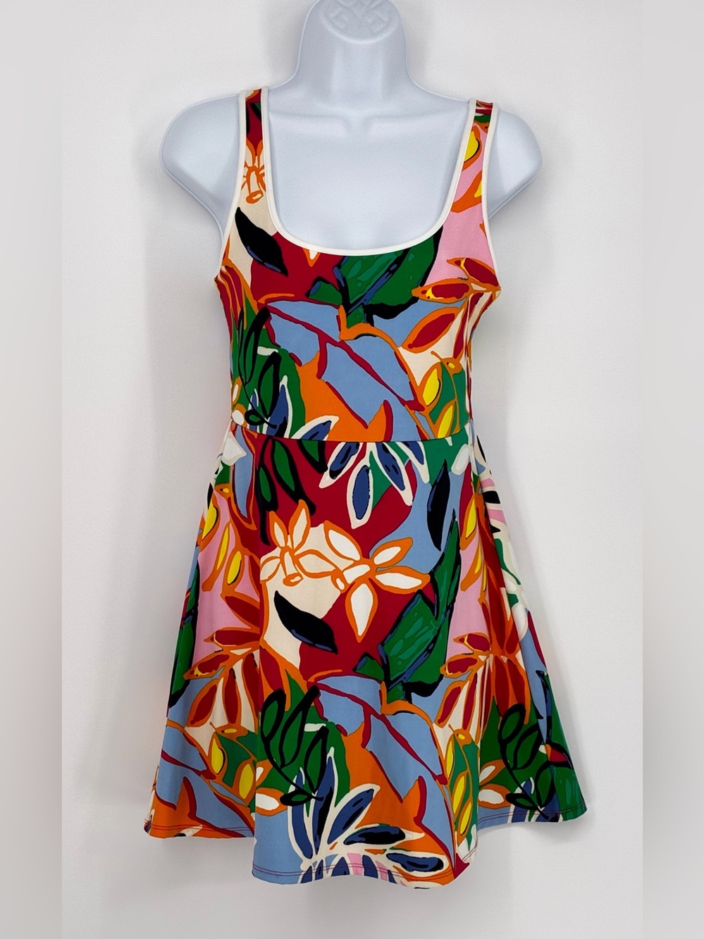 Bailey 44 Sport Colorful Tropical Floral Tennis Athletic Dress S